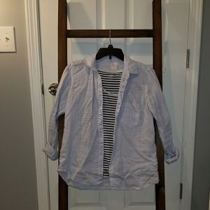 Linen button down shirt